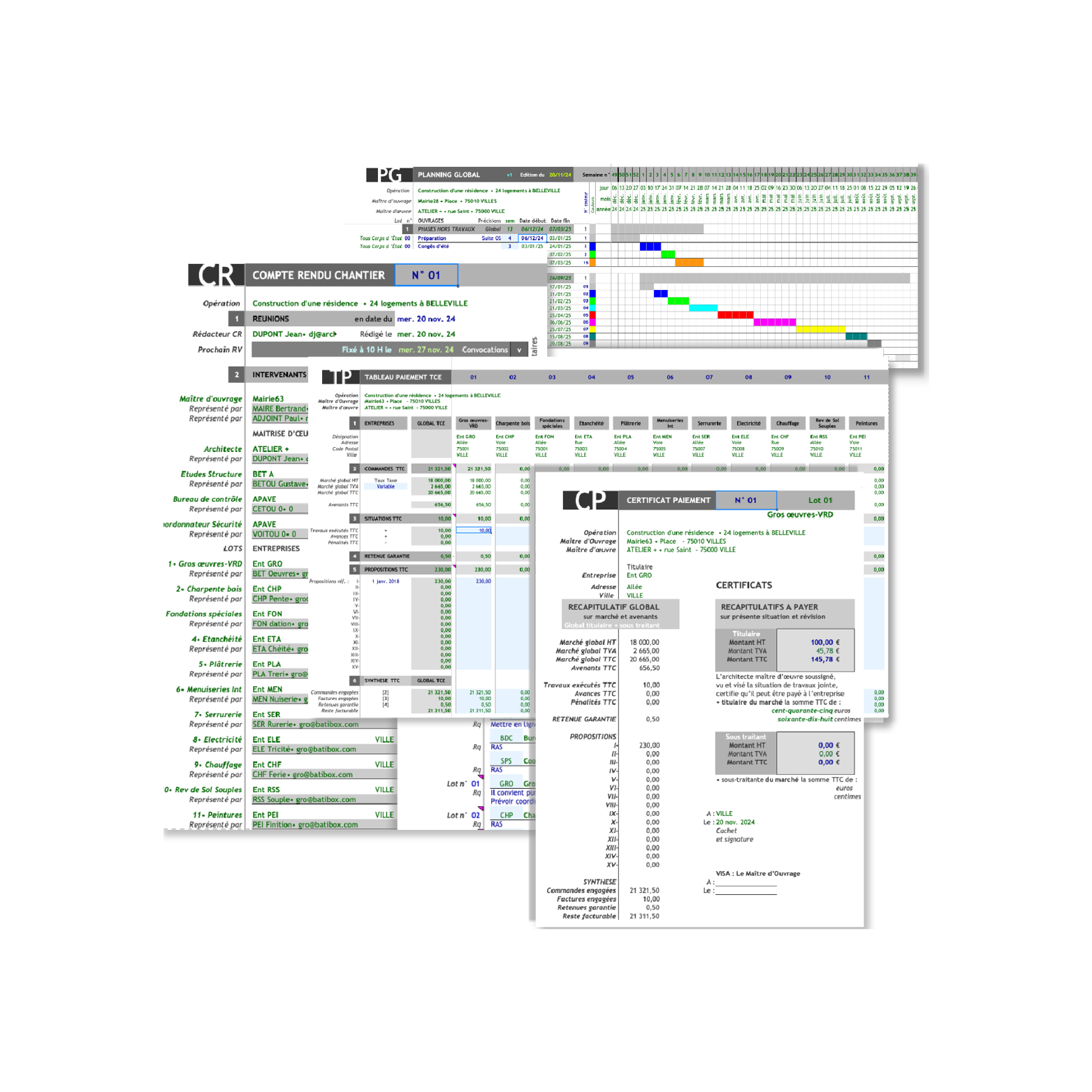 Pour le secrétariat